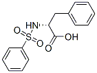 N-(Phenylsulfonyl)-D-phenylalanine结构式