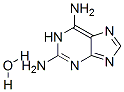 1H-PURINE-2,6-DIAMINE,MONOHYDRATE结构式
