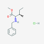 N-Benzyl-L-Isoleucine Methyl Ester Hydrochloride结构式