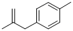 2-Methyl-3-(4-methylphenyl)prop-1-ene结构式