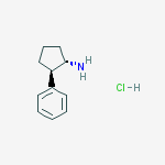 (1s,2r)-2-phenylcyclopentan-1-amine;hydrochloride结构式