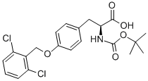 Structure of BOC-TYR(2,6-DI-CL-BZL)-OH