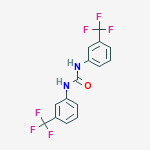 1,3-bis[3-(trifluoromethyl)phenyl]urea结构式