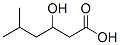 3-hydroxy-5-methyl-hexanoic acid结构式