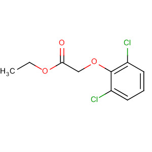 Structure of Acetic acid, (2,6-dichlorophenoxy)-, ethyl ester
