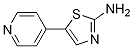 Structure of 2-Thiazolamine,5-(4-pyridinyl)-
