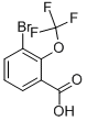 3-BROMO-2-(TRIFLUOROMETHOXY)BENZOIC ACID结构式