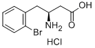 Structure of (S)-3-AMINO-4-(2-BROMO-PHENYL)-BUTYRIC ACID HCL