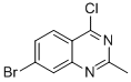 Structure of 7-BROMO-4-CHLORO-2-METHYLQUINAZOLINE