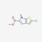 methyl 2-chloro-6H-thieno[2,3-b]pyrrole-5-carboxylate结构式