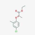 Structure of Ethyl 2-(4-chloro-2-methylphenoxy)propanoate