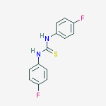1,3-bis(4-fluorophenyl)thiourea结构式