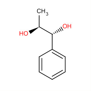 Structure of 1,2-propanediol, 1-phenyl-, (1S,2R)-
