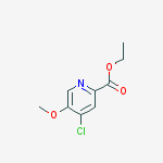 Structure of Ethyl 4-chloro-5-methoxypyridine-2-carboxylate