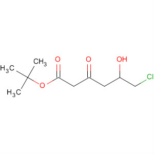 Hexanoic acid, 6-chloro-5-hydroxy-3-oxo-, 1,1-dimethylethyl ester, (5R)-结构式