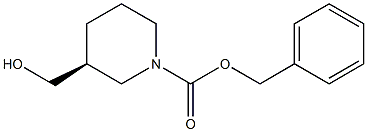 (S)-1-CBZ-3-(HYDROXYMETHYL)PIPERIDINE, 97%结构式