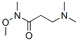 Structure of PROPANAMIDE,3-(DIMETHYLAMINO)-N-METHOXY-N-METHYL-