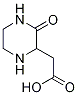 2-(3-氧代哌嗪-2-基)乙酸结构式