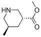 Structure of 3-Piperidinecarboxylicacid, 5-methyl-, methyl ester, (3R,5R)-