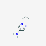 Structure of 1-isobutylpyrazol-4-amine