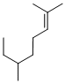 2,6-DIMETHYL-2-OCTENE结构式