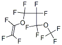 Structure of 1,1,2,2,3,3-hexafluoro-1-[(trifluoroethenyl)oxy]-3-trifluoromethoxy-propan