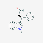 Structure of (3S)-(+)-3-(1-METHYLINDOL-3-YL)-3-PHENYLPROPANALDEHYDE