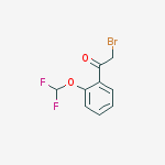 Structure of 2-Bromo-1-(2-(difluoromethoxy)phenyl)ethanone