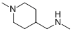 Structure of METHYL-(1-METHYL-PIPERIDIN-4-YLMETHYL)-AMINE