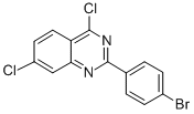 Structure of 2-(4-BROMO-PHENYL)-4,7-DICHLORO-QUINAZOLINE