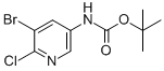 Structure of TERT-BUTYL (5-BROMO-6-CHLOROPYRIDIN-3-YL)CARBAMATE