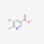 Structure of Methyl 5-bromo-6-fluoropyridine-3-carboxylate