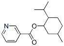 Structure of 5-methyl-2-(isopropyl)cyclohexyl nicotinate