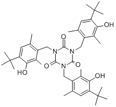 Structure of Tris(4-tert-butyl-3-hydroxy-2,6-dimethylbenzyl) isocyanurate