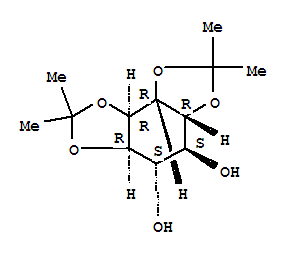 Structure of 1 2:5 6-BIS-O-(1-METHYLETHYLIDENE)-1D-
