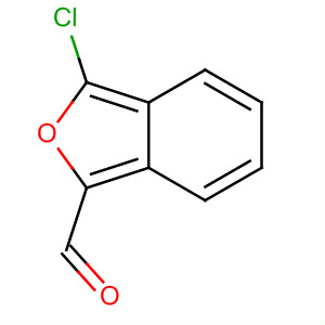 Structure of 2-Benzofurancarboxaldehyde, 3-chloro-
