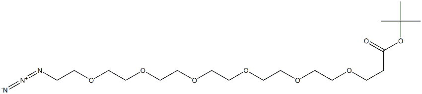 Structure of N3-PEG6-tBu