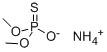 Structure of ammonium O,O-dimethyl thiophosphate