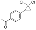Structure of 1-[4-(2,2-DICHLOROCYCLOPROPYL)PHENYL]ETHAN-1-ONE