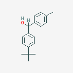 Structure of (4-tert-butylphenyl)-(4-methylphenyl)methanol