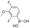 (2,4-Difluoro-3-methoxyphenyl)boronic acid结构式