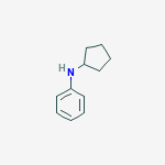 N-cyclopentylaniline结构式