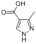 Structure of 3-METHYL-1H-PYRAZOLE-4-CARBOXYLIC ACID