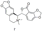 [R-(R,S)]-5-(6,8-Dihydro-8-oxofuro[3,4-e]-1,3-benzodioxol-6-yl)-5,6,7,8-tetrahydro-6,6-dimethyl-1,3-dioxolo[4,5-g]isoquinolinium iodide结构式