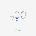 Structure of 2,2,4-Trimethyl-1,2,3,4-tetrahydroquinoline hydrochloride