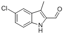 Structure of 5-CHLORO-3-METHYL-1H-INDOLE-2-CARBALDEHYDE