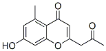 2-(2-Oxopropyl)-7-hydroxy-5-methyl-4H-1-benzopyran-4-one结构式