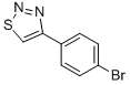 Structure of 4-(4-BROMOPHENYL)-1,2,3-THIADIAZOLE