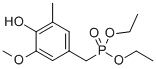 DIETHYL(4-HYDROXY-3-METHOXY-5-METHYL-BENZYL)PHOSPHONATE结构式
