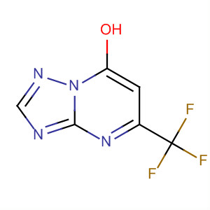 Structure of [1,2,4]Triazolo[1,5-a]pyrimidin-7-ol, 5-(trifluoromethyl)-